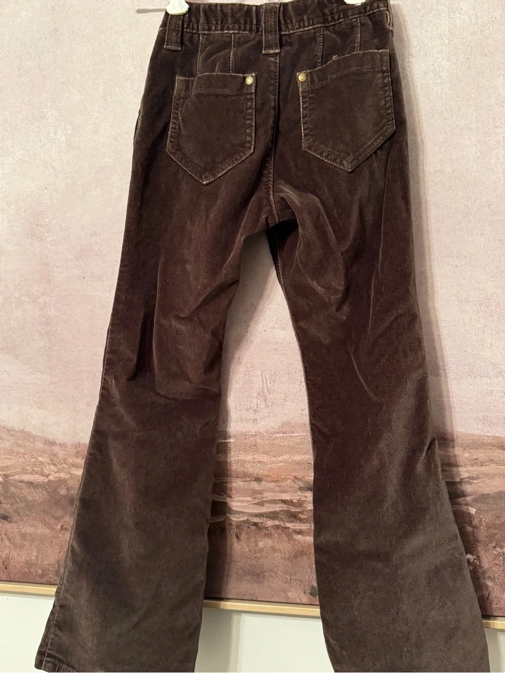 Vintage GAP Kids Velvet Flare Jeans / Size 7 Slim